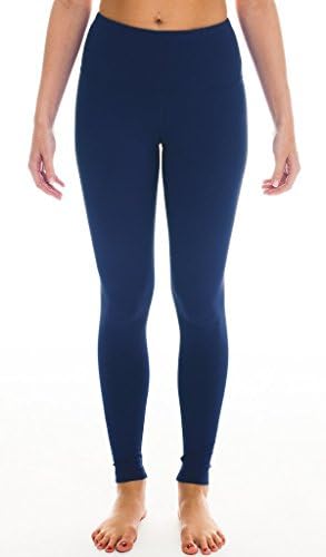 Yisqzjzj High Waist Power Flex Legging - Tummy Control NavyX-Small