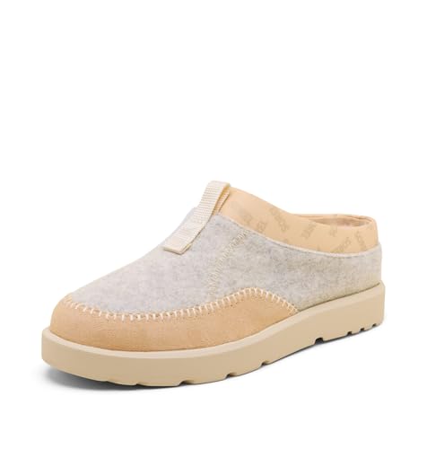 Sorel Mules Byways, tige en feutre, garde-boue en suède, doublure en fausse fourrure, assise plantaire amovible, construction légère - Femmes