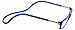 Clic Magnetic Reading Glasses for Men or Women, Computer Readers, Original (S-M, Blue, 1.50 Magnification)