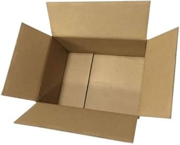 Cajas de cartón plegables para envíos, Marrón: Amazon.es: Bricolaje y herramientas
