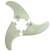 Ho Stevie! FRP Thruster (3) Surfboard Fins - Stronger Than Regular Nylon Fins - Includes Fin Bag, Screws, Wax Comb and Fin Key