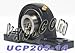 UCP205-14 Pillow Block Mounted Bearing, 2 Bolt, 7/8