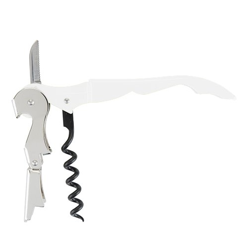 True 2228 Truetap Double-Hinged Corkscrew, 4.75" Height, 1" Width, 0.5" Length, White (Pack of 12)