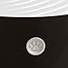IRIS USA Cat Litter Box, Top Entry Litter Box with Scoop, Black & White, Large