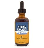 Herb Pharm Stress Manager Liquid Herbal Formula with Rhodiola and Holy Basil Liquid Extracts - 2 Ounce