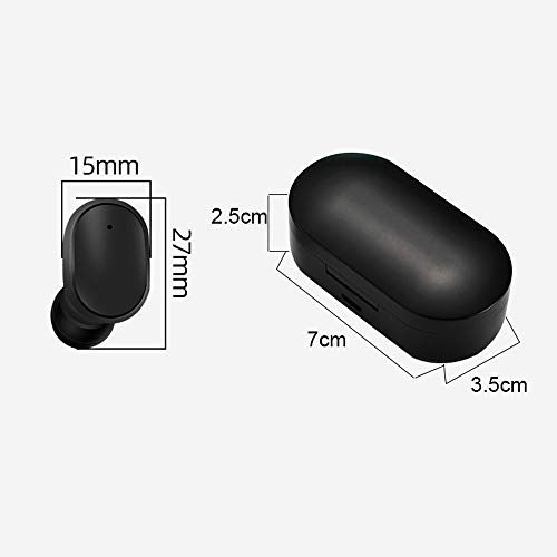 gdfh Bluetooth 5.0 True Wireless Earbuds IPX6 Waterproof Earphones Wireless Headphones for Andorid iOS with Handsfree Function