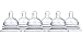 Munchkin Latch Natural Movement Baby Bottle Nipples, 6 Count, Stage 3 primary