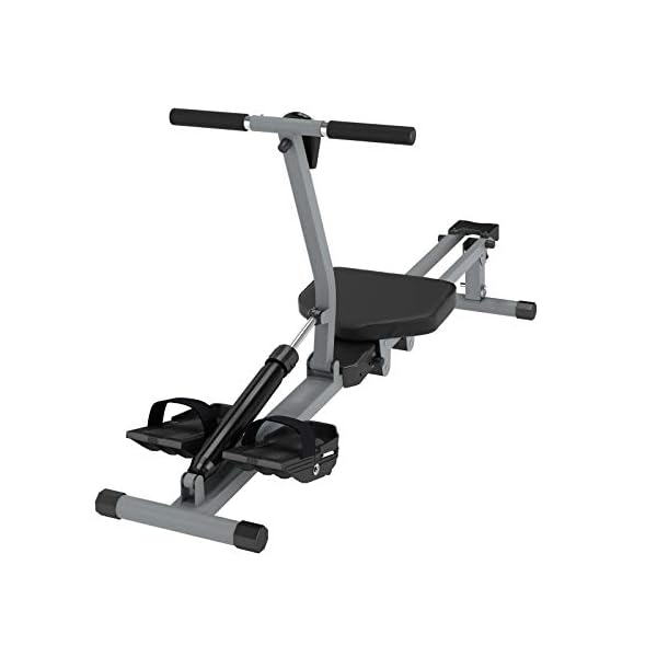 soges Rowing Machine Indoor Rower Exercise Machine with Digital Monitor for Home Gyms Fitness and Cardio Training Black…