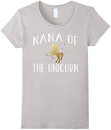 Womens Nana Of The Unicorn T-shirt XL Silver