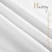 INGALIK Bedding 3 Piece Duvet Cover Set King Size with Zipper Closure Ultra Soft Breathable 100% Washed Microfiber Hotel Luxury Solid Color Collection 3pc (1 Duvet Cover + 2 Pillow Shams) White