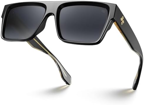 Amazon.com: SAINT OWEN Lucid Sunglasses – Black Oversized