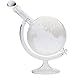 Whiskey Decanter Set World Etched Glass Globe Series Dispenser Spirits Scotch Bourbon Vodka Rum Wine Tequila Brandy 750