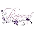 4 Inch Sparkle Glitter Rapunzel Text Decal Disney Tangled Princess Princesses Removable Wall Sticker Art Walt Home Decor 4 by 2 inch