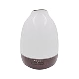 COSSCCI Electric Aroma Diffuser 300ML Essential oil Ultrasonic Aromatherapy Humidifier Auto-off, Mist Humidifier, 7 Color LED lights and Timer Settings, Whisper-Quiet (White)