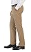 Gioberti Mens Hidden Expandable-Waist Straight-Fit Flat-Front Pants