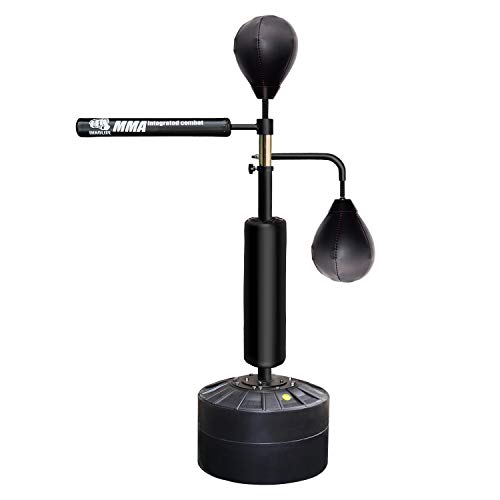 InnoLife MMA Boxing Speed Trainer Punching Spinning Bar with Dual Punch