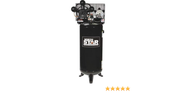 Amazon Com Northstar High Flow Electric Air Compressor 4 7 Hp 60 Gallon Vertical Tank Tools Home Improvement