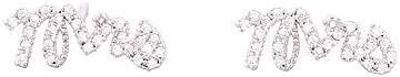Anarchy Street Women Pave Mrs Earring - Silver-Tone