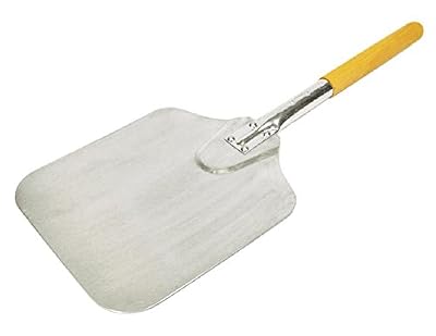 14-Inch x 16-Inch Aluminum Pizza Peel with Wood Handle