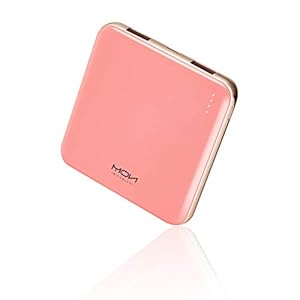 MOXNICE Powerbank 10000mAh Power Bank, Superlichte Slanke Externe Batterij met 2 Uitgangen voor iPhone, iPad, Samsung…