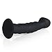 LILER Suction Cup Butt Anal Plug Prostate Massager - Body Safe Silicone - Best for Men, Women or Couples (Black)