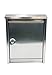 NACH TX-77ss Dorsa Stainless Steel Mail Box with Key, Medium, 1-Pack