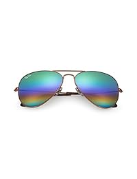 Ray-Ban RB3025 Aviator Large Metal degradado - Gafas de sol unisex, M