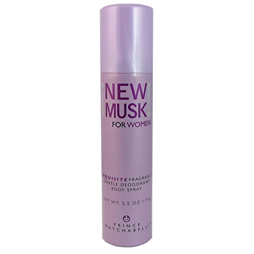 New Musk By Prince Matchabelli For Women. Gentle Deodorant Body Spray 2.5 Oz