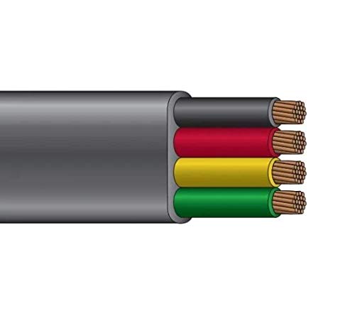 Photo 1 of Nassau Electrical Supply 10/3 Heavy Duty Flat Jacketed Submersible Cable Well Pump Wire Black 600V (100FT)