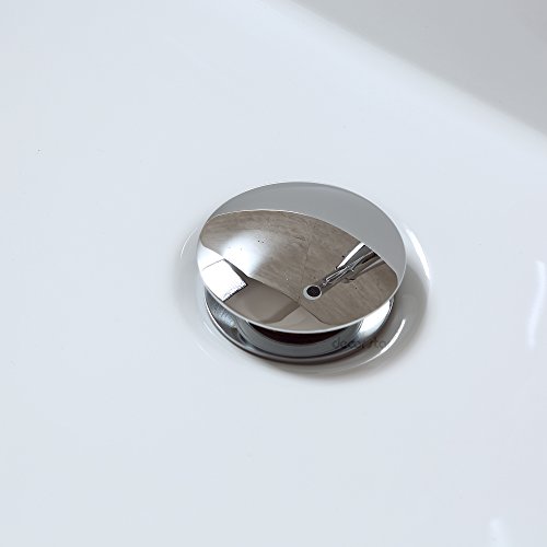 Decor Star PU-001-TC 1 5/8" Bathroom Faucet Vessel Vanity Sink Pop Up Drain Stopper Without Overflow Chrome
