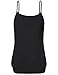 Womens Tank Tops,Youtalia Long Camisoles For Women Summer Casual Comfy Cami Shirt,Black/M