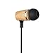 Francois et Mimi Elite Genuine 3.5mm Wood in-Ear Noise-isolating Earbuds Headphones with Mic, Retail Packaging!