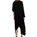 Lusiyu Women's Long Sleeve Waterfall Maxi Cardigan Open Duster