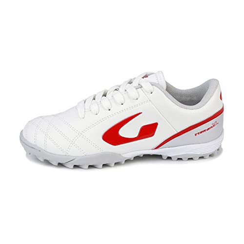 GEMS TFM02-0309 TORNEO X JR Sneaker Male Weiss/GRAU/ROT EU 34