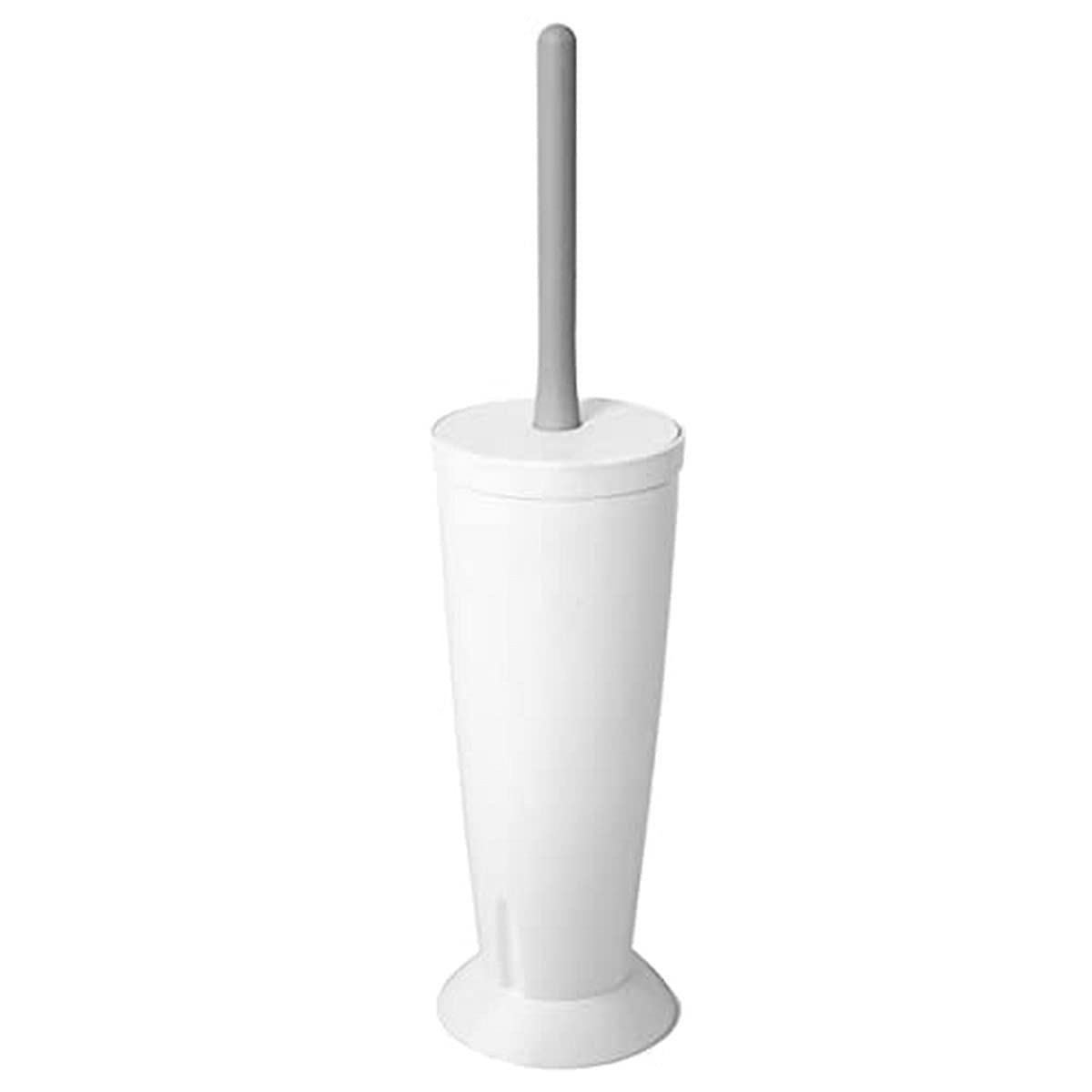 TATAY Toilet Brush | Durable Materials | Toilet Brush with Holder | Long-Lasting and Fixed Brush for Daily Hygiene | Easy to Clean | Made in Spain | 14 x 14 x 40.5 cm – White — image 1