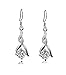 Titanium Stainless Steel Lady's Charming Stud Earring with a Gift Box and a Free Small Gift