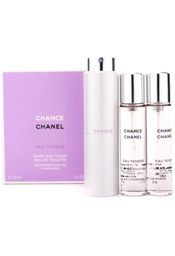 Amazon.com: Chance Eau Tendre by Chanel for Women - 3 x 0.7 oz EDT