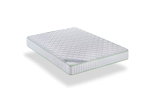 Colchón Ergonomic Visco 90x200x20 | Núcleo Eliocel Firme + Visco Adapt | Tejido 3D Transpirable | Descanso Reparador| Hecho en España
