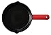 Silicone Hot Handle Holder, Potholder (Extra Thick Red) for Cast Iron Skillets, Pans, Frying Pans & Griddles, Metal and Aluminum Cookware Handles - Sleeve Grip, Handle Cover