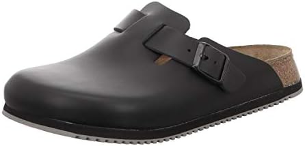 Amazon.com: Birkenstock Unisex Adult Boston Work Clogs, Black, 35