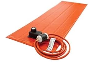 BriskHeat SRL06122PADJB Silicone Heating Blanket with Controller, 50-425F, 6x12 Size, 240 Volt, 180 Watt