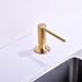 Soap Dispenser,Lead free Soap Dispenser for Kitchen Sink,Commercial Liquid Dish Dispensers,Built In Kitchen Sink Soap Dispenser,Brushed Gold Lotion Dispenser