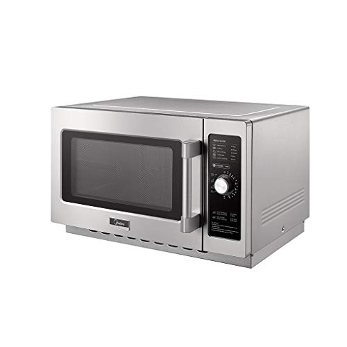 Midea Equipment 1034N0A Stainless Steel Countertop Commercial Microwave Oven, 1000W