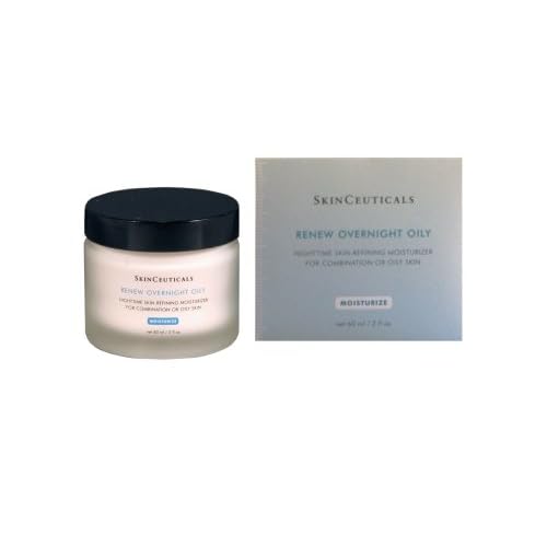 Skinceuticals Renew Overnight Oily Nighttime Skin-refining Moisturizer For Combination Or Oily Skin, 2-Ounce... image