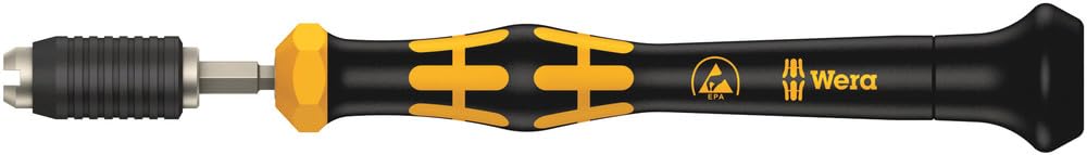 Wera 1460 Kraftform Micro ESD Adjustable Torque Screwdriver Handle, 0.02-0.06 Nm, 05074800001