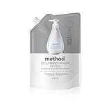Method Gel Hand Soap Refill, Free + Clear, 34 Ounce (Pack 6)