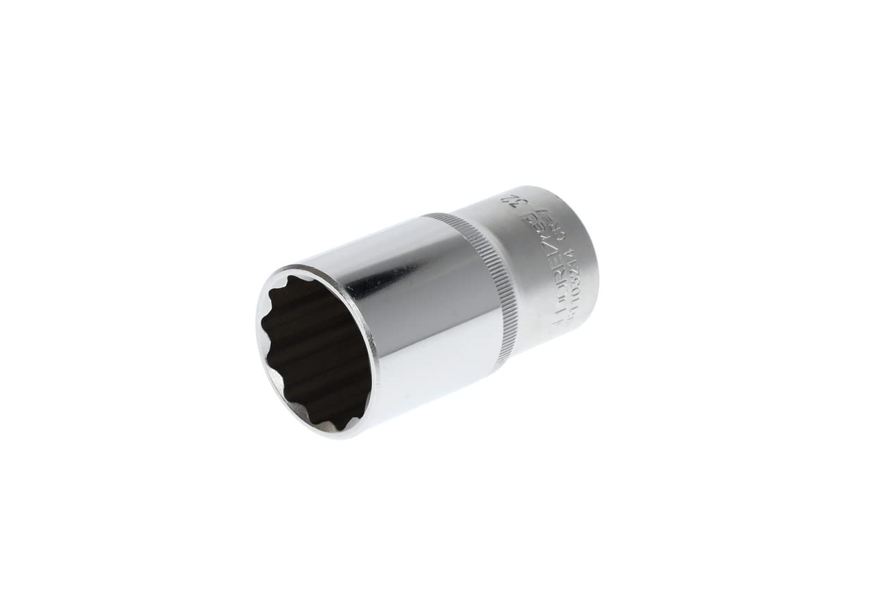 GEDORE red Long socket, 1/2" 12.5 mm drive, bi-hex 32 mm AF, Tool, R61103214, Steel