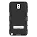 Seidio DILEX Extended Case with Metal Kickstand for Samsung Galaxy Note 3 (Needs Seidio Innocell 4800mAh Extended Battery Installed) - Retail Packaging - Black