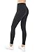 THE GYM PEOPLE Thick Thermal Fleece Lined Leggings with Pockets, Tummy Control Workout Running Yoga Pants for Women (X-Large, Fleece Lined Black)thumb 1