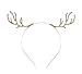 Wiipu Christmas Gift Hairbands Rhinestone Alloy Deer Horn Antler Shape Headbands(D908)